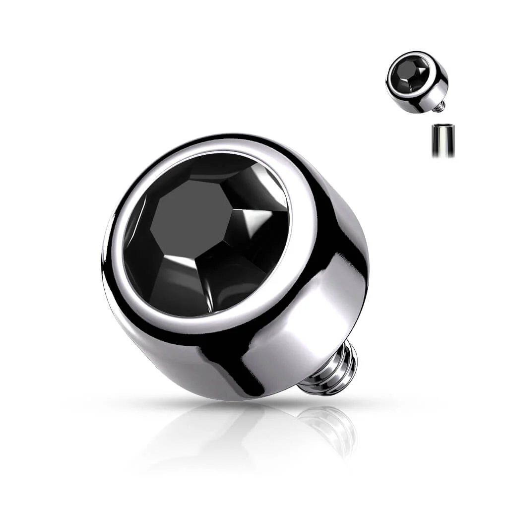 Titan Top Top Swarovski Innengewinde - Image 5