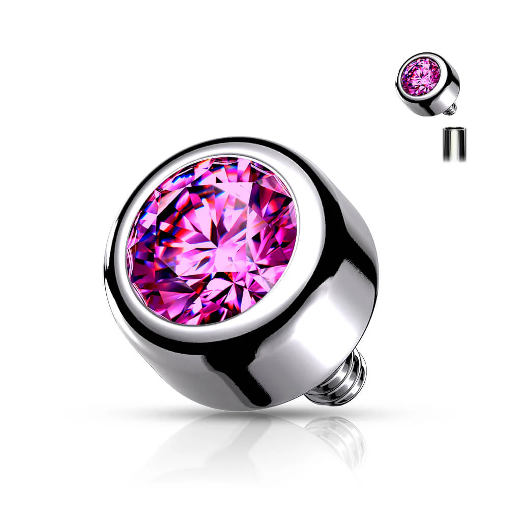 Titan Top Top Swarovski Innengewinde - Image 7