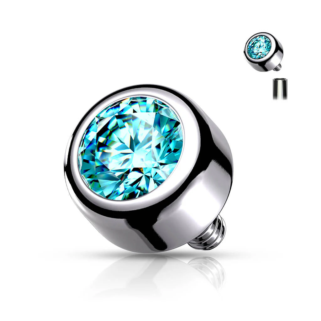 Titan Top Top Swarovski Innengewinde - Image 8