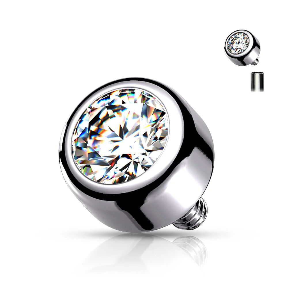 Titan Top Top Swarovski Innengewinde - Image 9