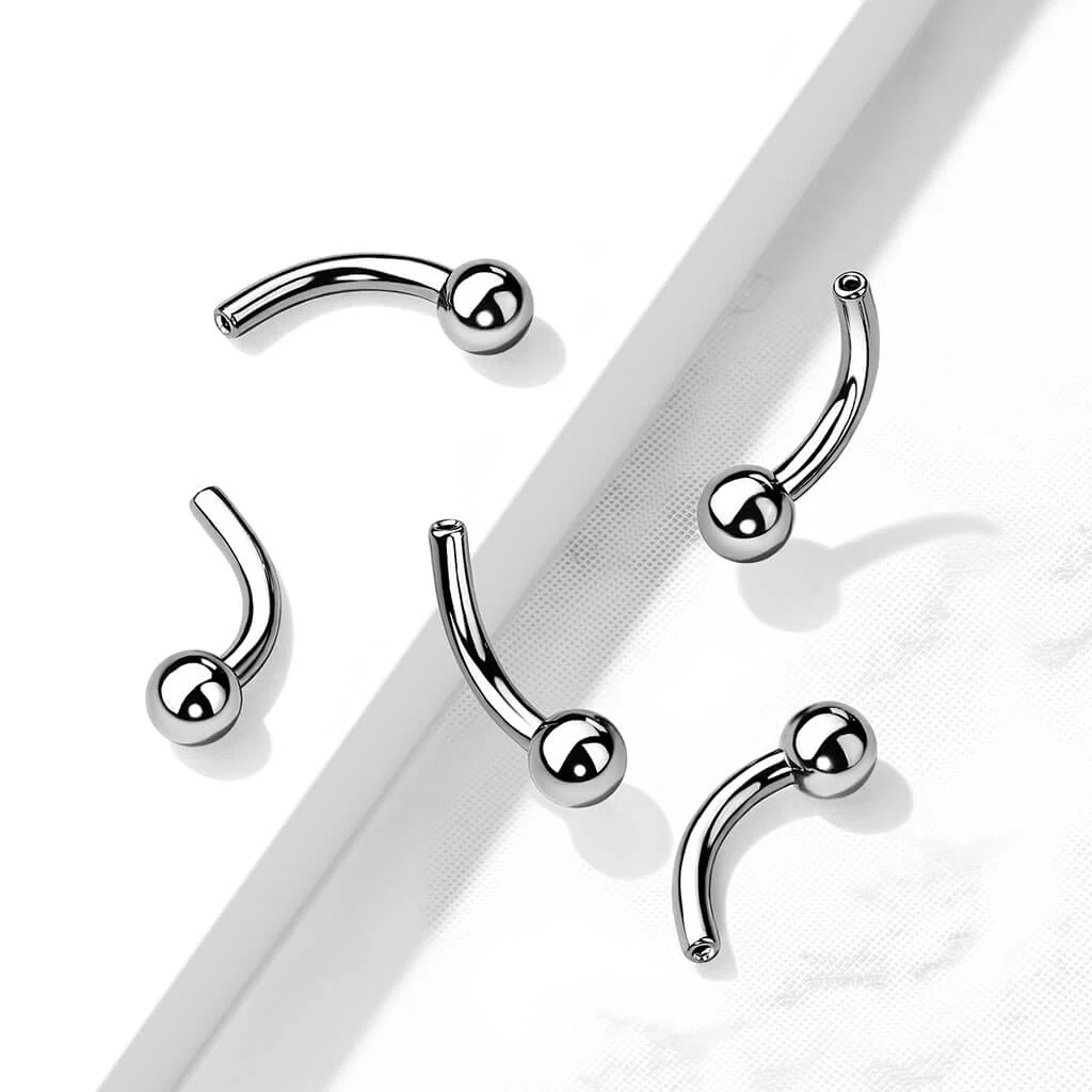 Titan Basis Gebogener Stab mit fester Kugel Push-In - Image 2