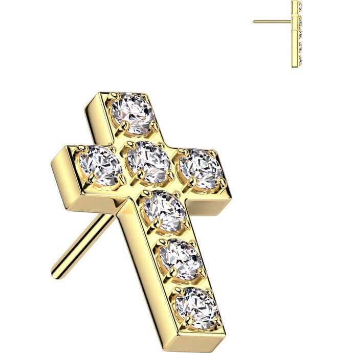 Top Aufsatz Kreuz Zirkonia Push-In - Image 3