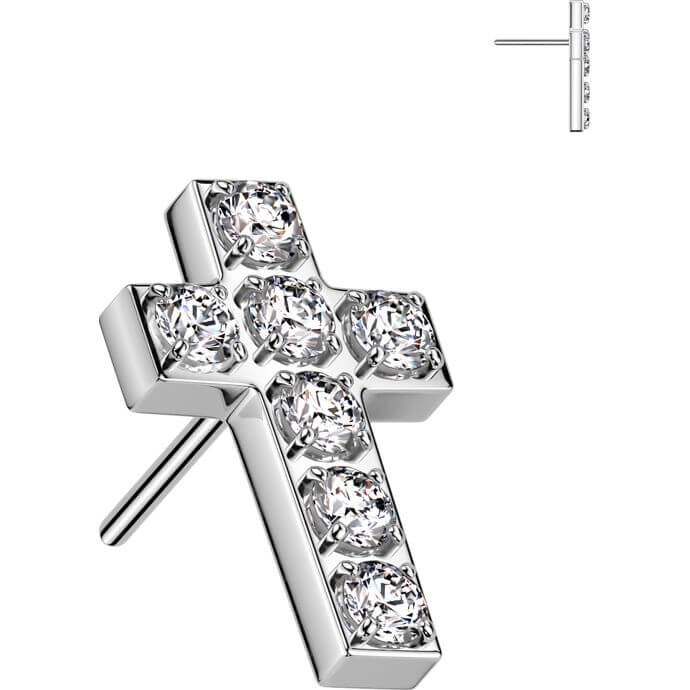 Top Aufsatz Kreuz Zirkonia Push-In - Image 4