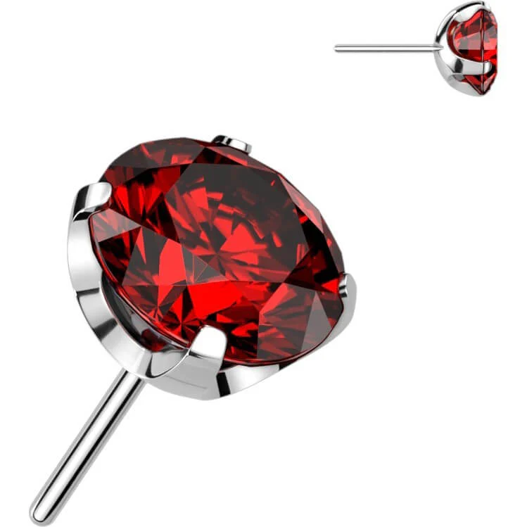 Titan Top Top Zirkonia Rund Push-In - Image 8
