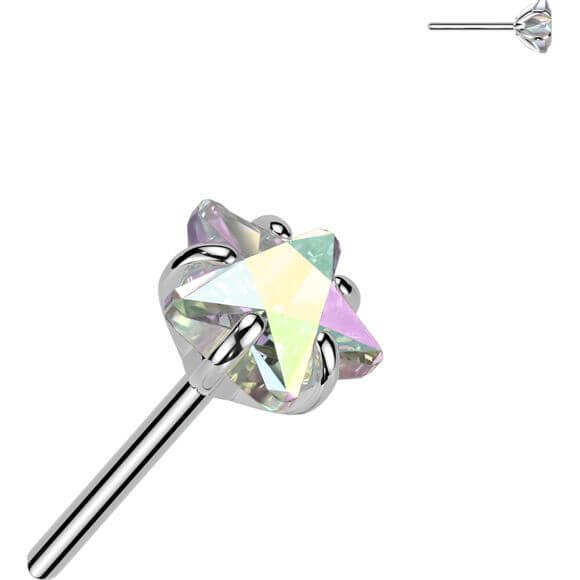 Titan Top Aufsatz Zirkonia Stern Push-In - Image 7