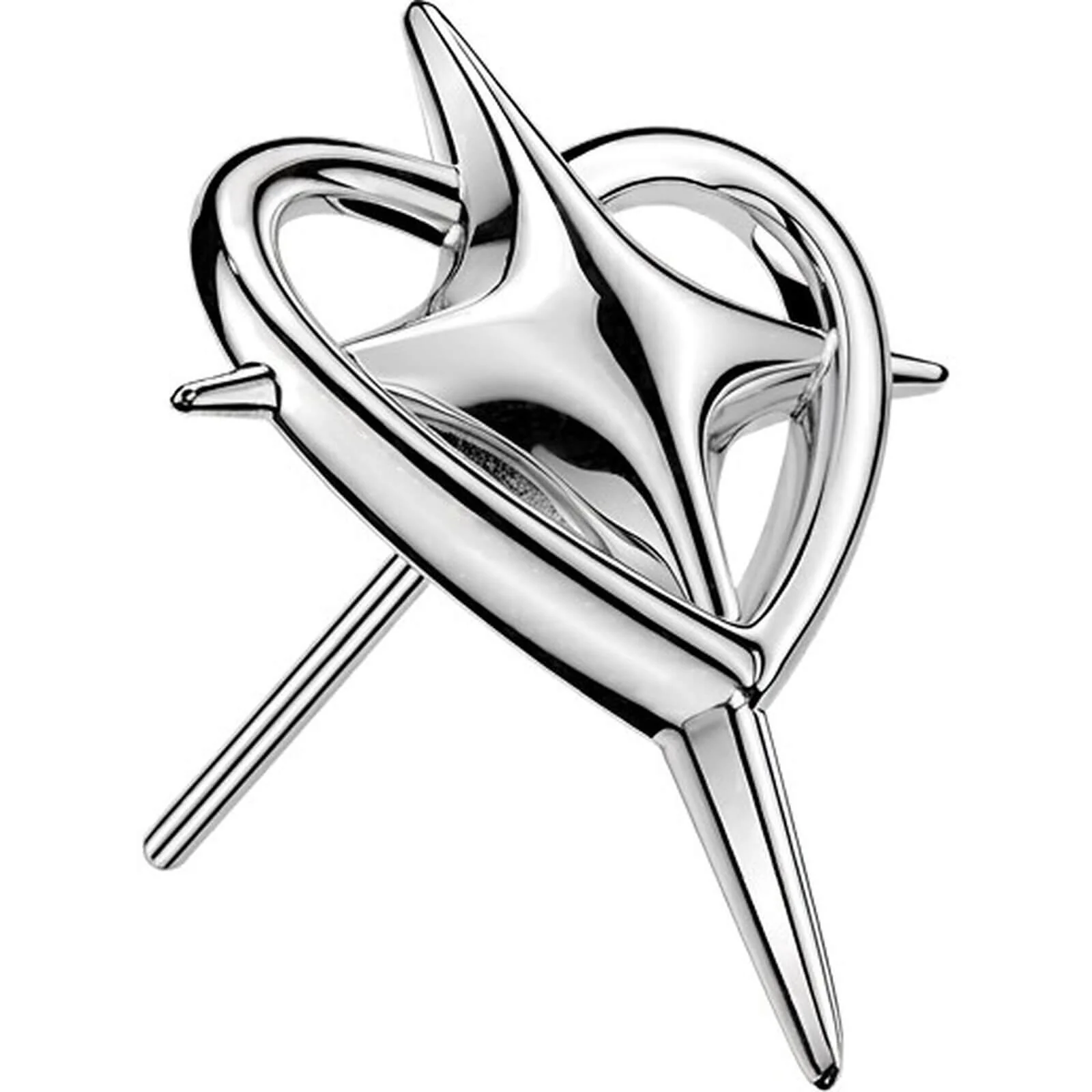 Titan Top Top Herz und Kreuz Push-In