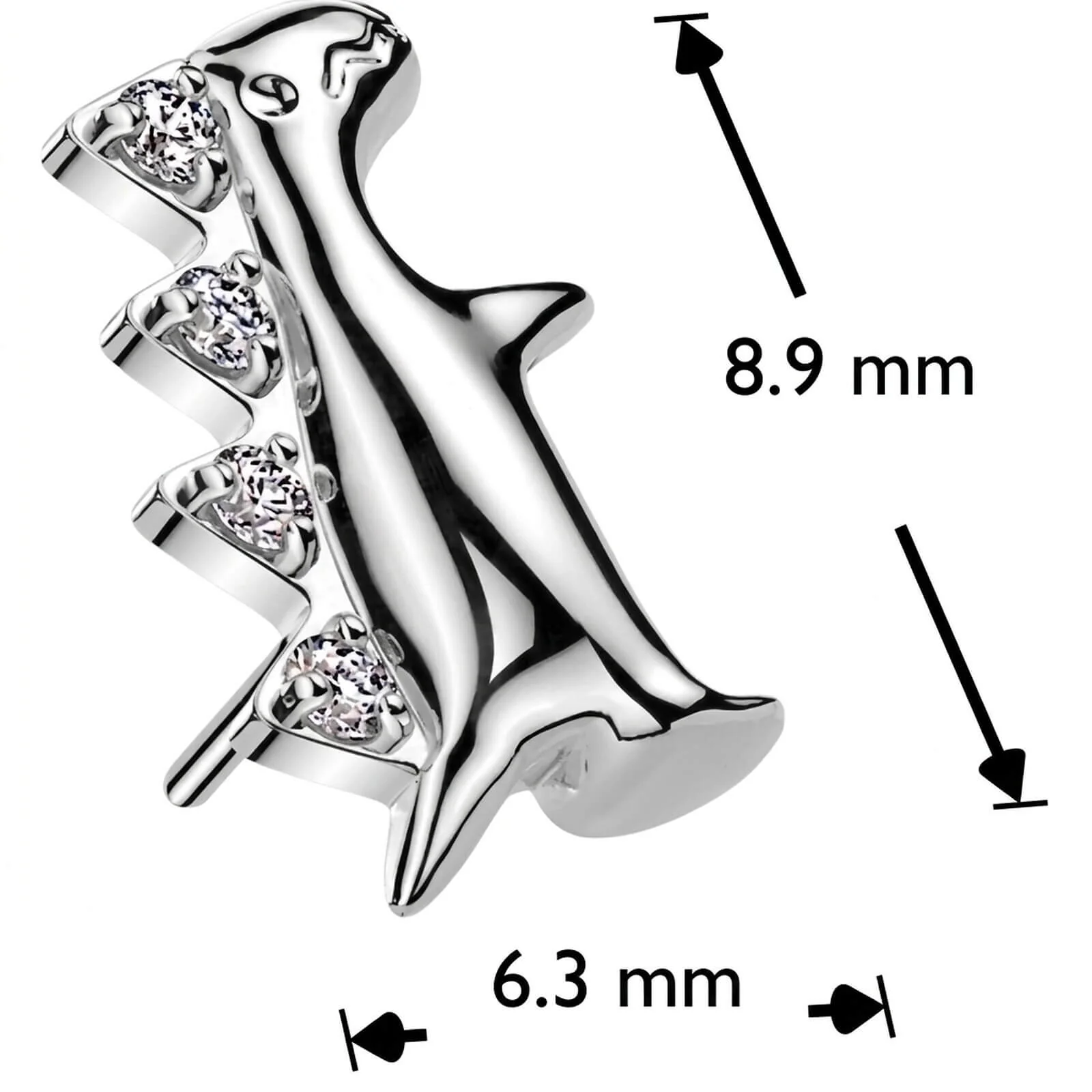 Titan Top Aufsatz Zirkonia Dinosaurier Push-In - Image 5