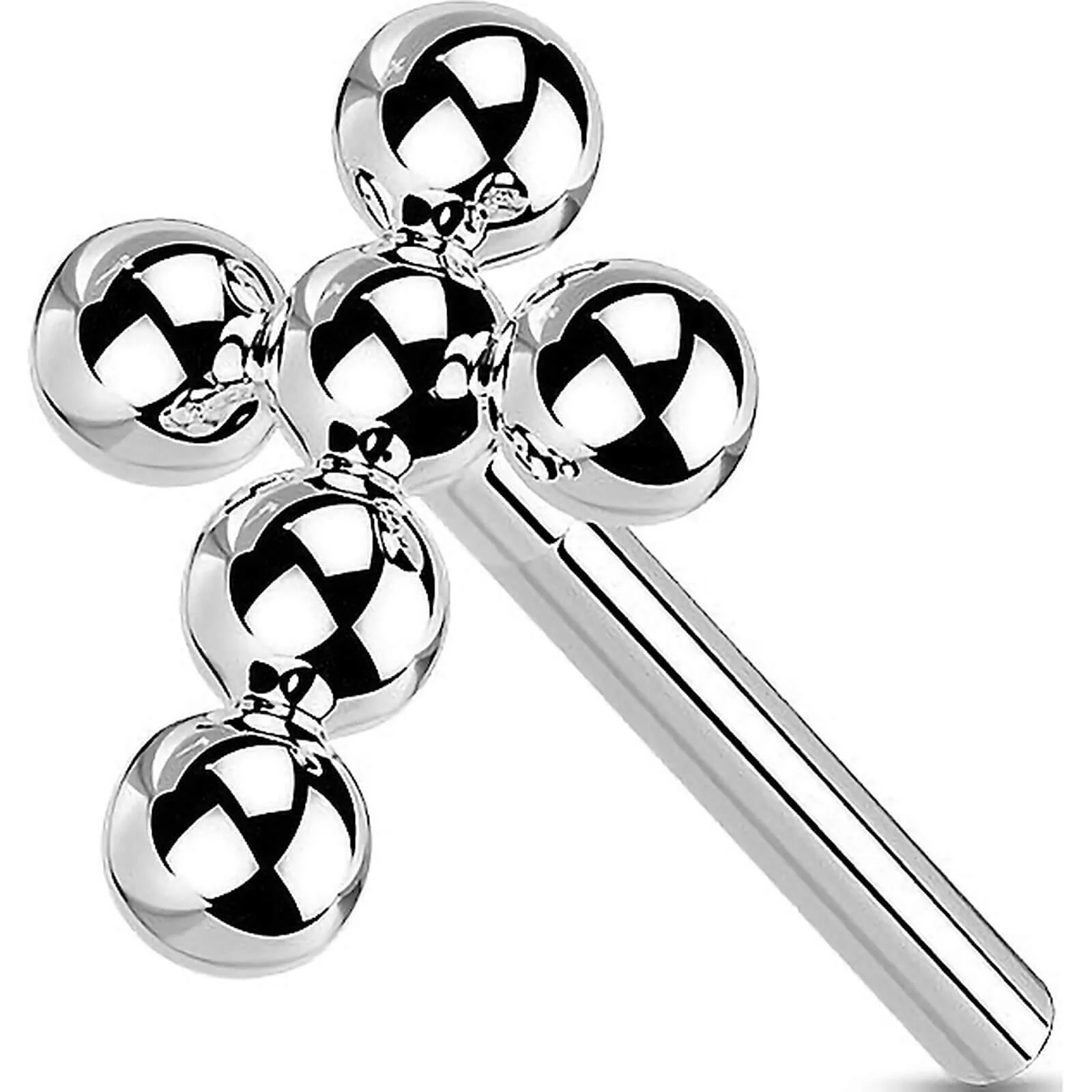 Titan Labret Kreuz Kugel Push-In