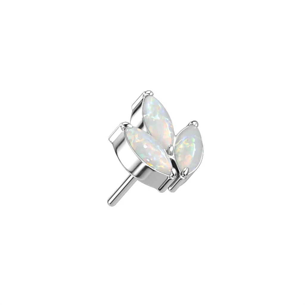 Titan Top Top Marquise Schliff 3 Zirkonia Push-In - Image 8
