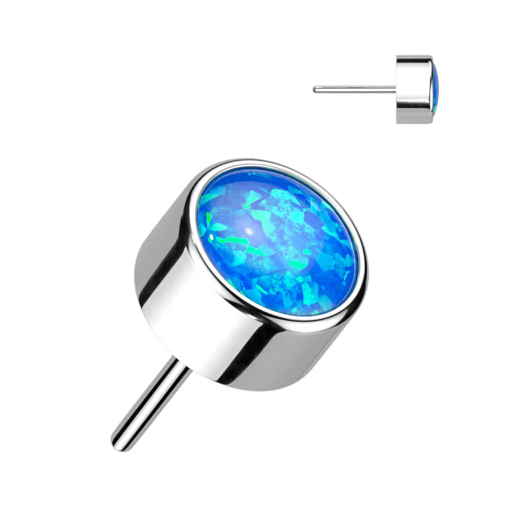 Titan Top Top Zirkonia Opal Rund Push-In - Image 9