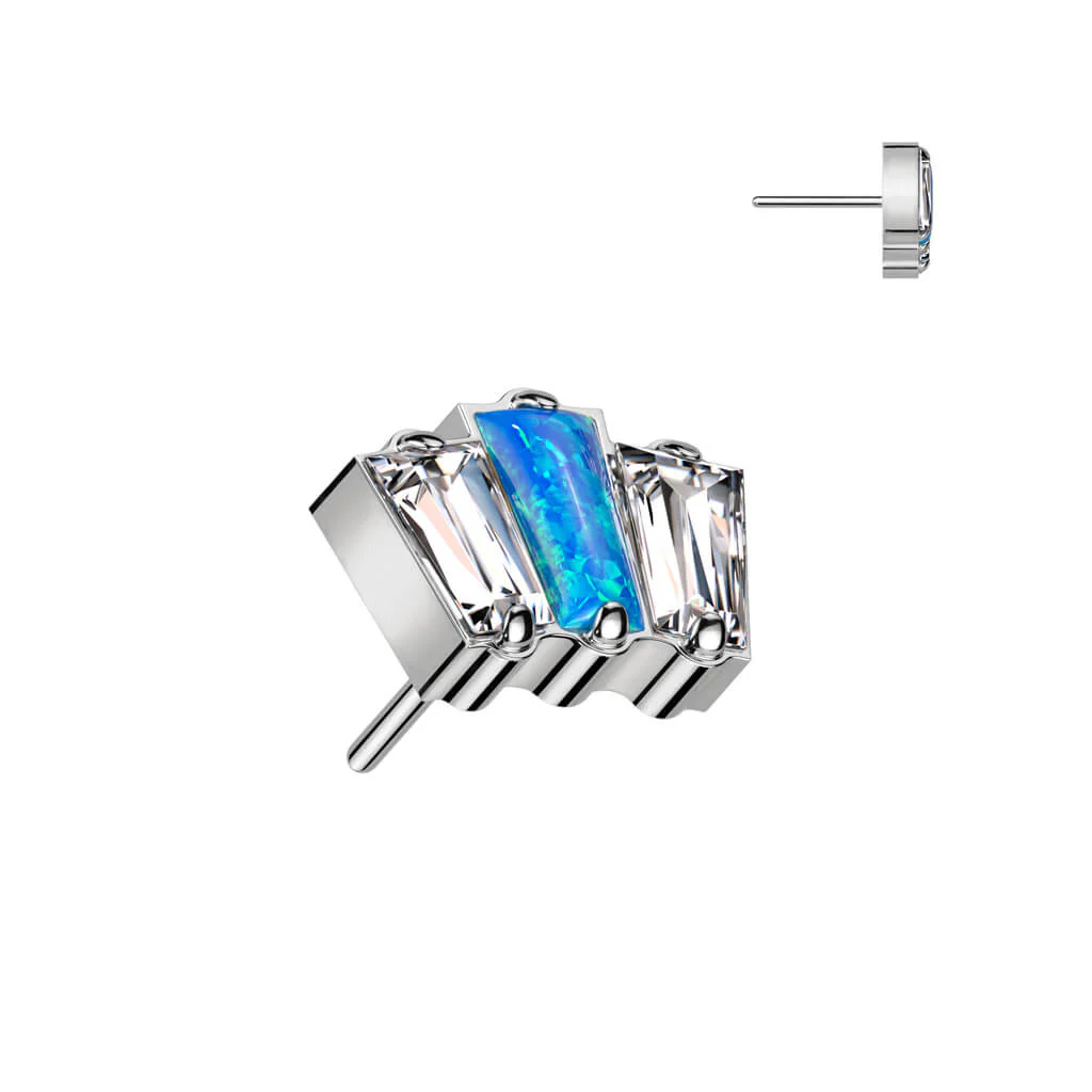 Titan Top Top 3 Zirkonia Opal Push-In - Image 2
