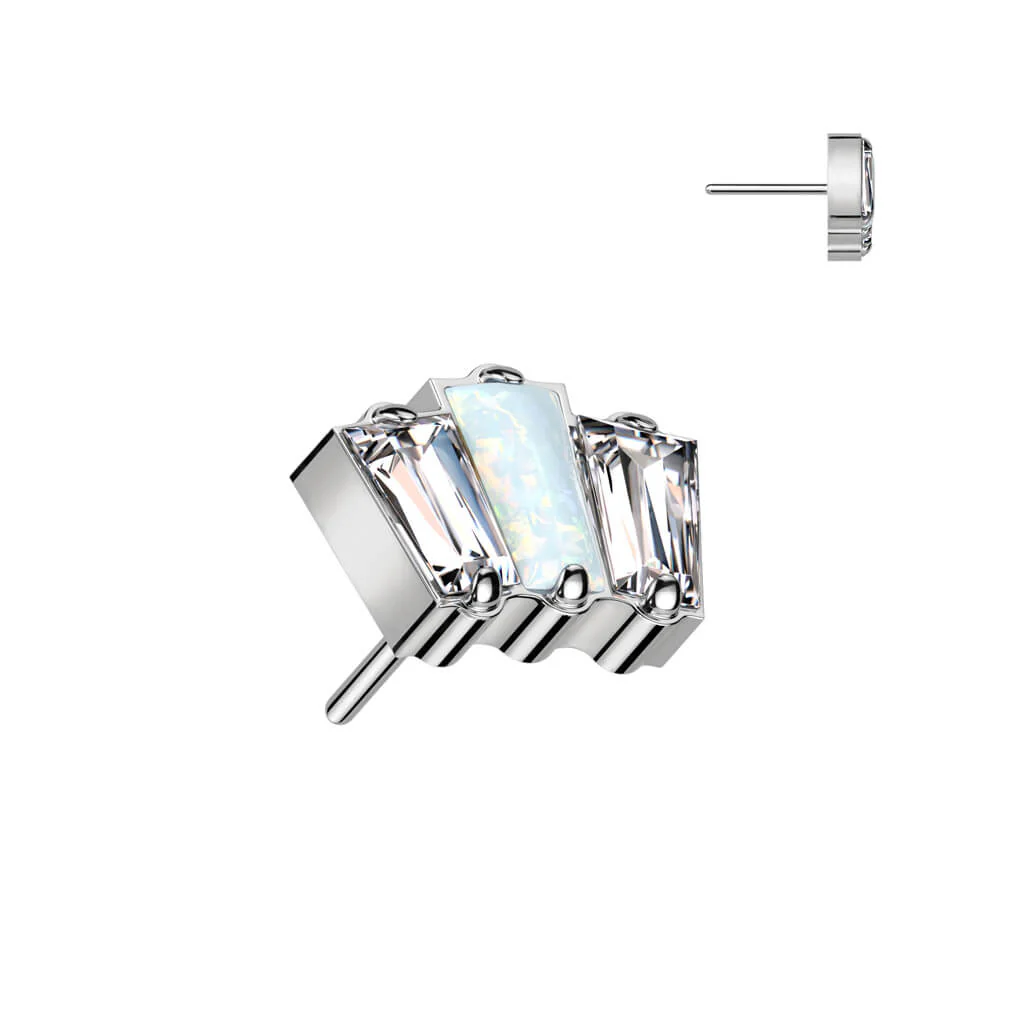 Titan Top Top 3 Zirkonia Opal Push-In - Image 3