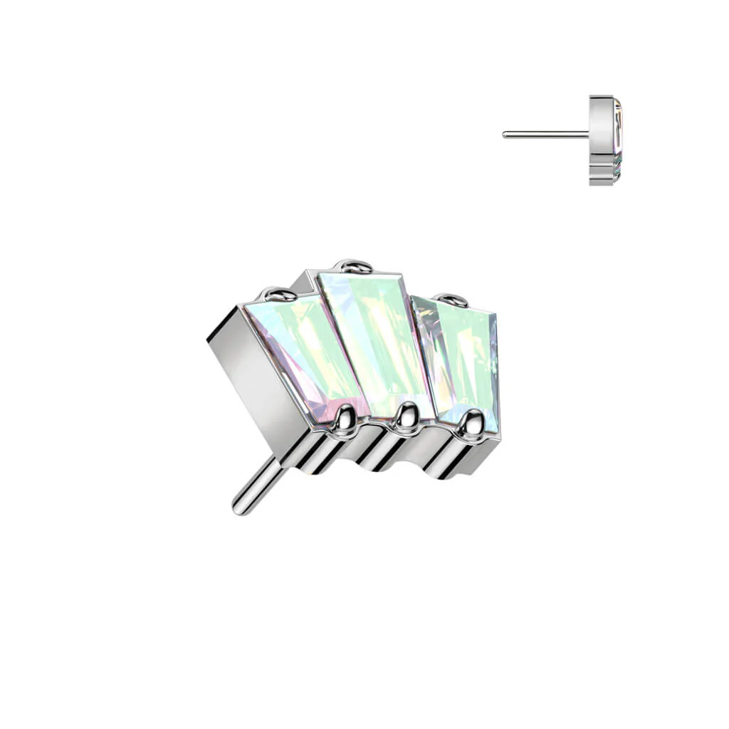 Titan Top Top 3 Zirkonia Opal Push-In - Image 4