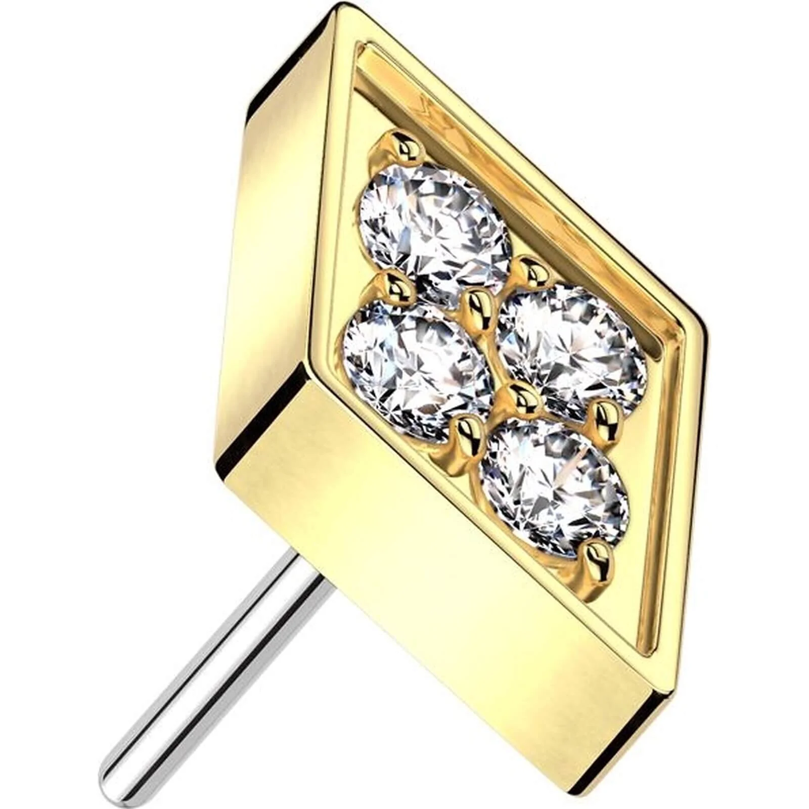 Titan Top Diamandform Zirkonia Push-In