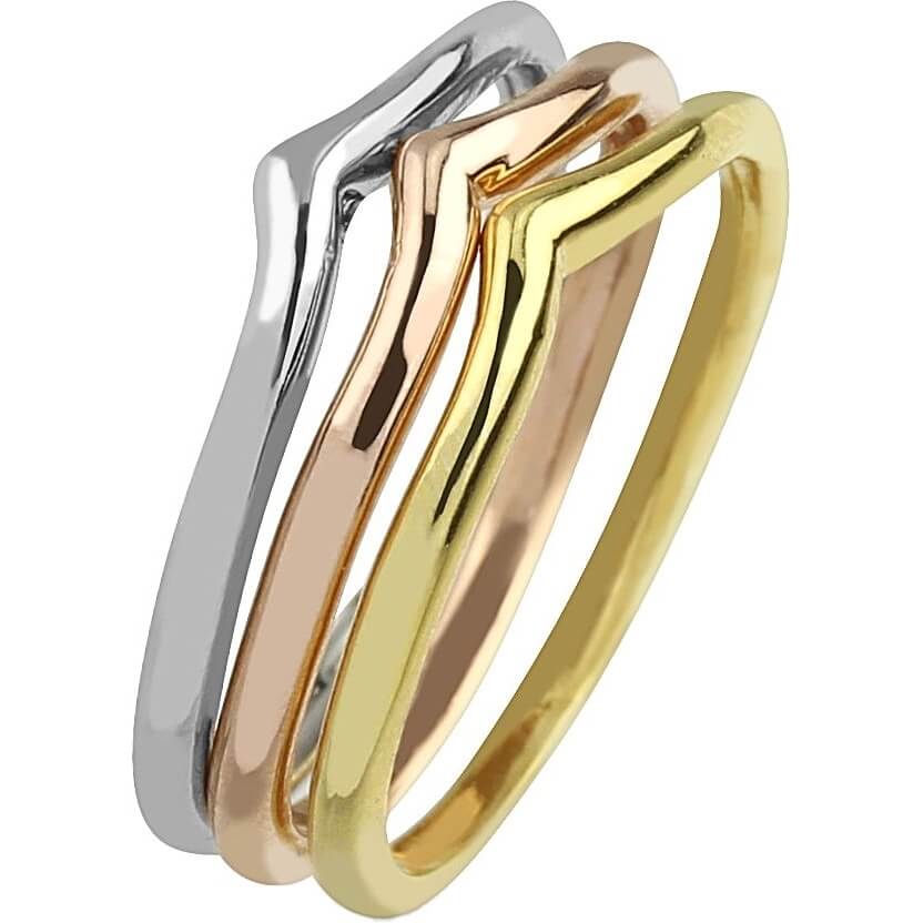 Fingerring Dreifarbig