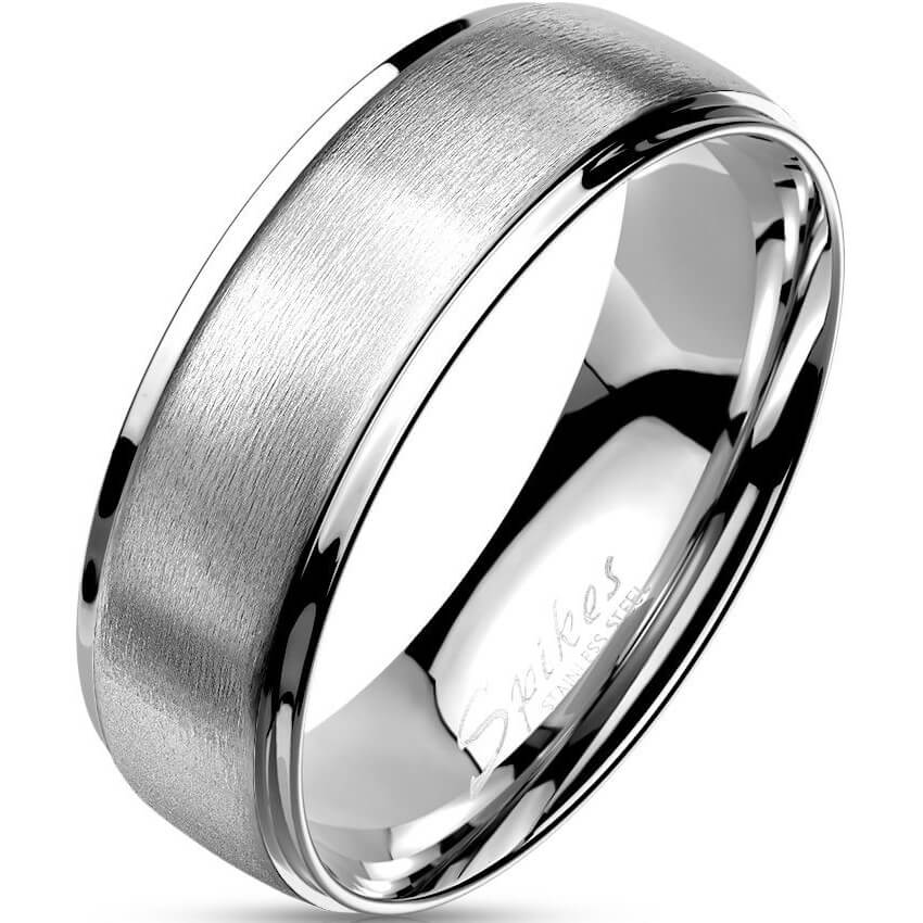 Fingerring Silber gebürstet