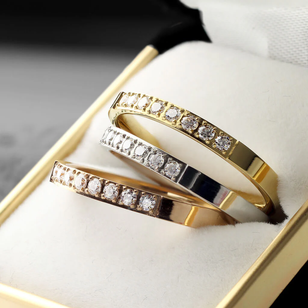 Fingerring 8 Zirkonia Silber - Image 2