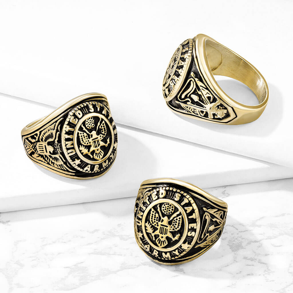 Fingerring US Army Gold - Image 2