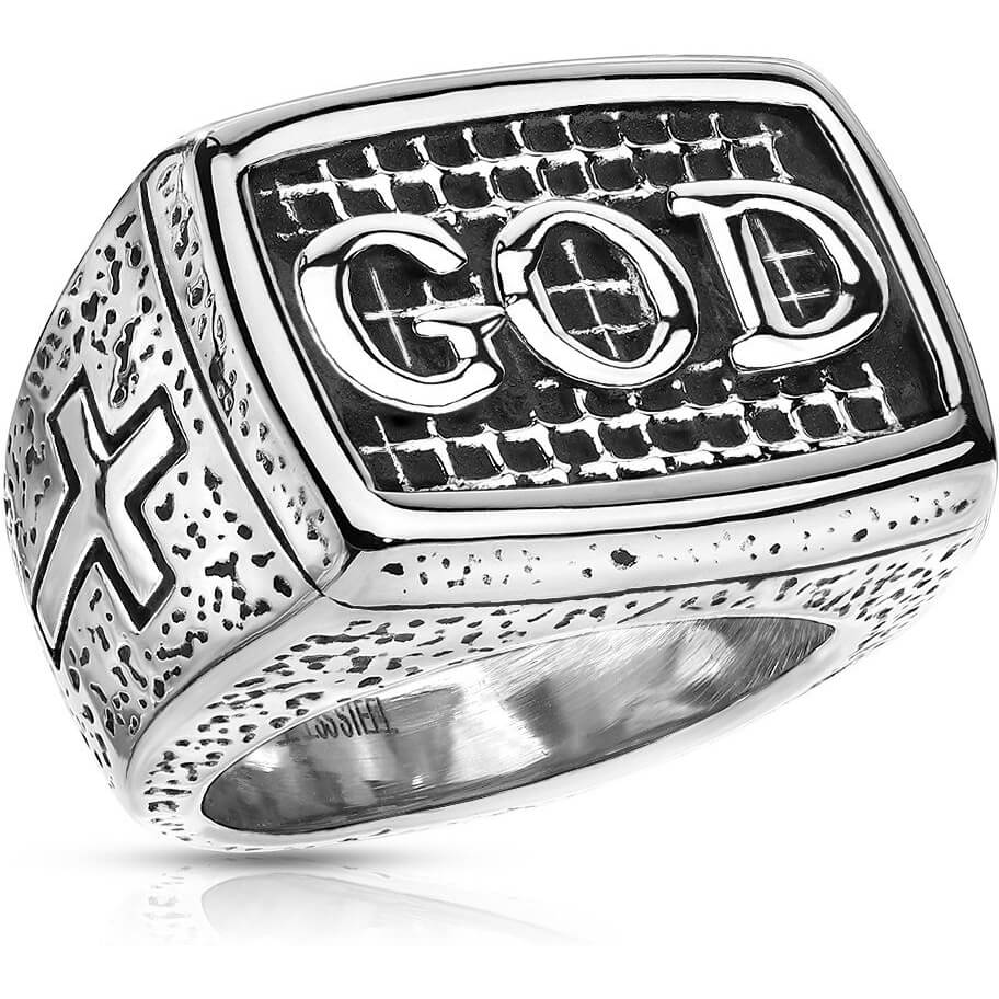 Fingerring GOD Silber