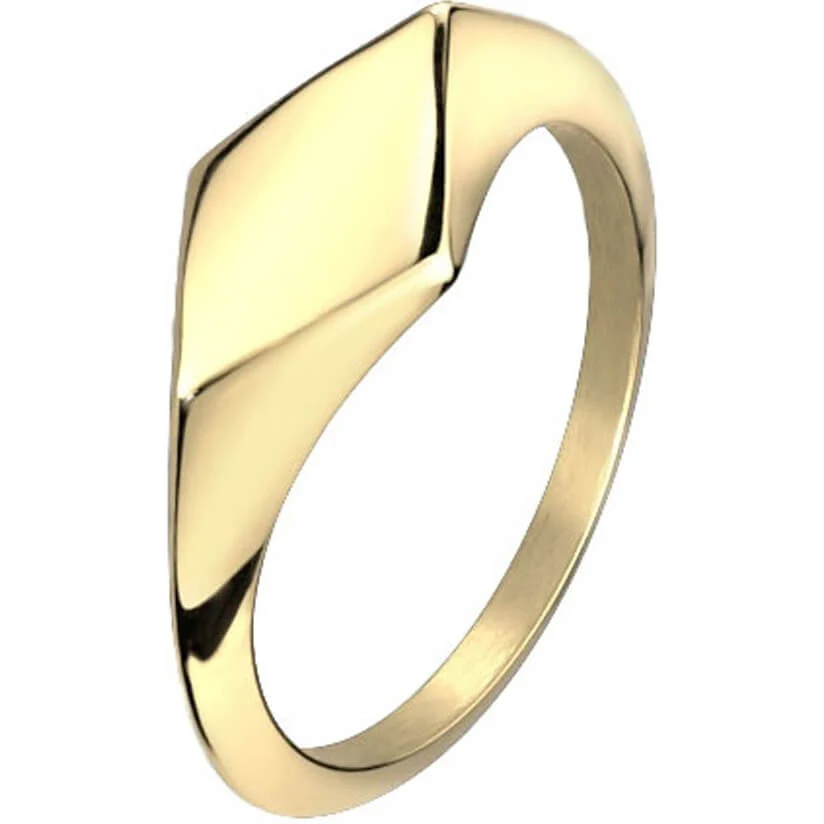 Fingerring Diamantform Gold