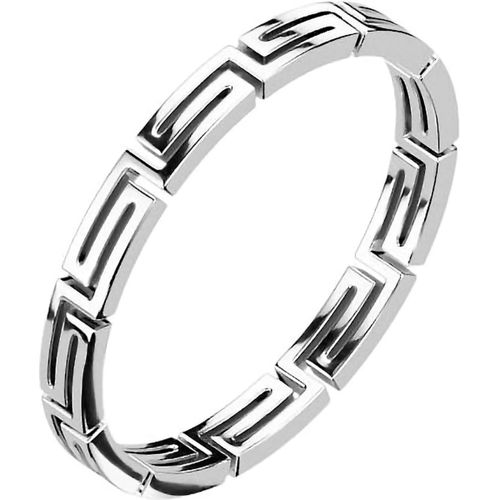 Fingerring Labyrinth Silber