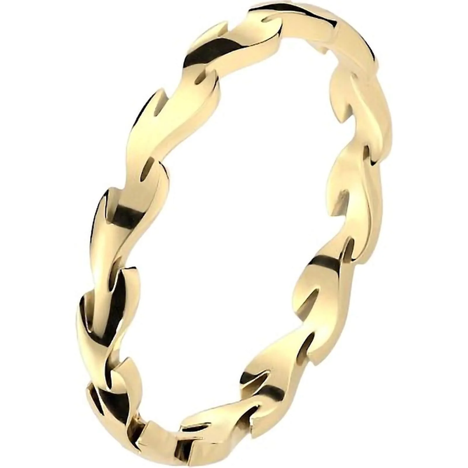 Fingerring Blätter Gold
