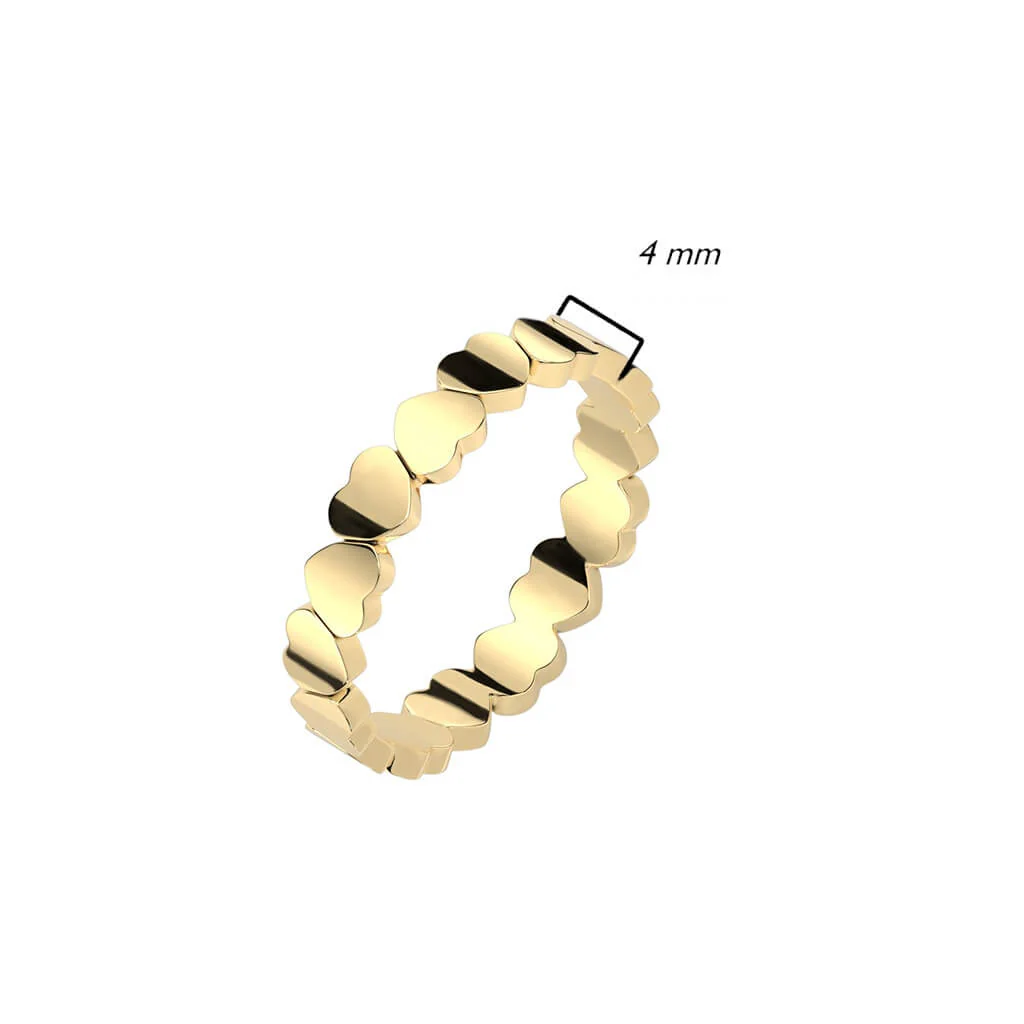Fingerring Herzen Gold - Image 2
