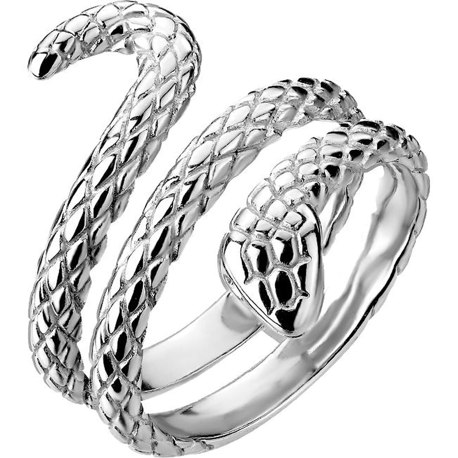 Fingerring Schlange umwickelt