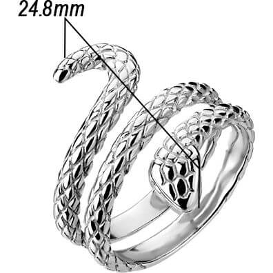 Fingerring Schlange umwickelt - Image 3