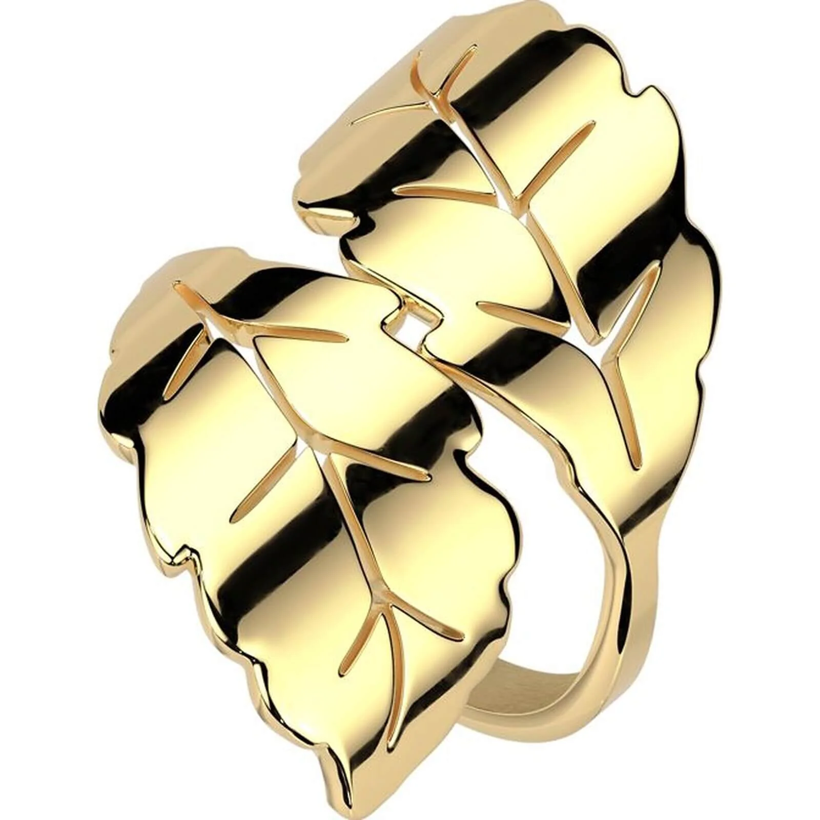 Fingerring umschlingende Blätter