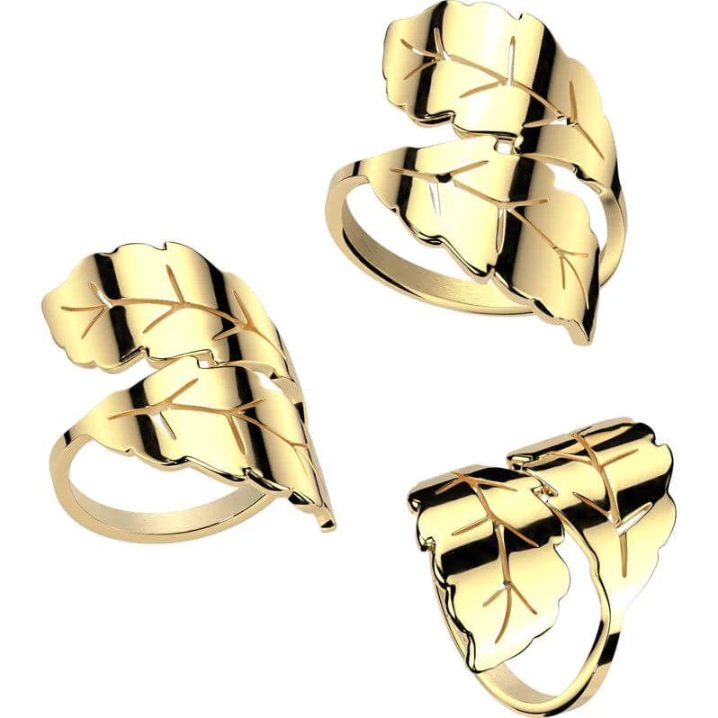 Fingerring umschlingende Blätter - Image 3