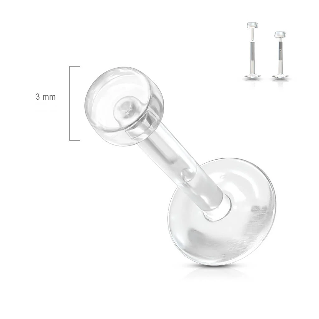 Labret Retainer Rund Flach - Image 2