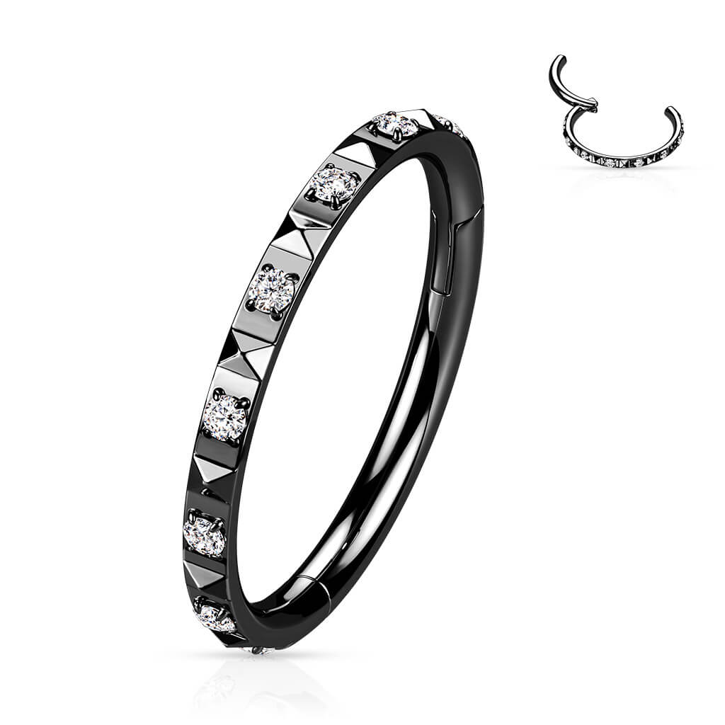 Ring Pyramiden Schliff Zirkonia Clicker - Image 6
