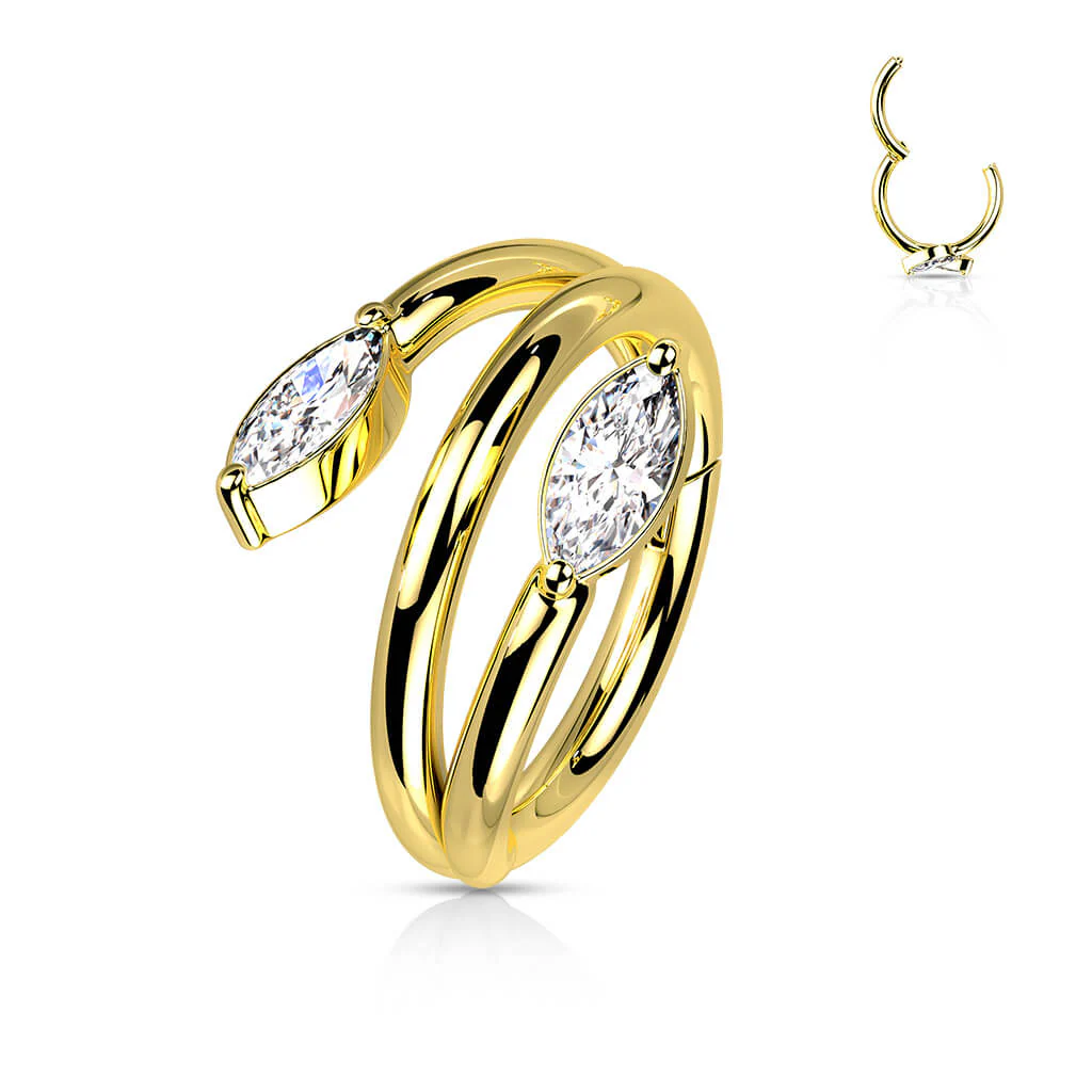 Ring Oval Zirkonia Clicker - Image 3