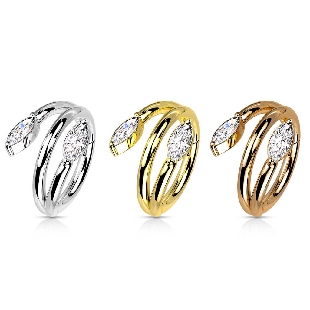 Ring Oval Zirkonia Clicker - Image 4