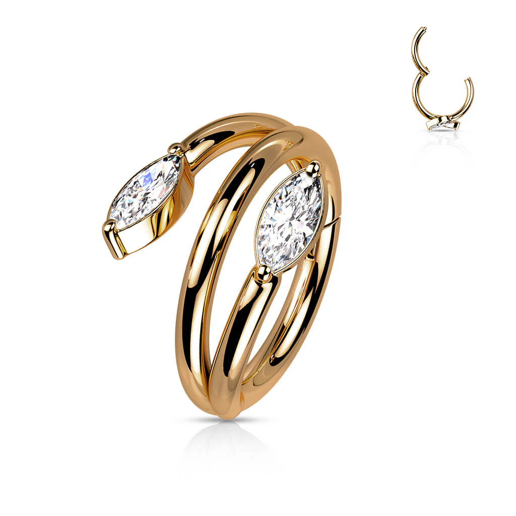 Ring Oval Zirkonia Clicker - Image 5