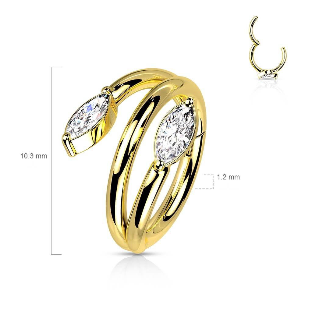 Ring Oval Zirkonia Clicker - Image 7
