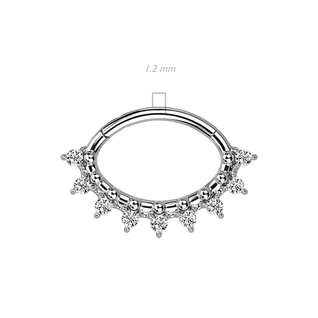 Ring Oval Zirkonia Clicker - Image 3