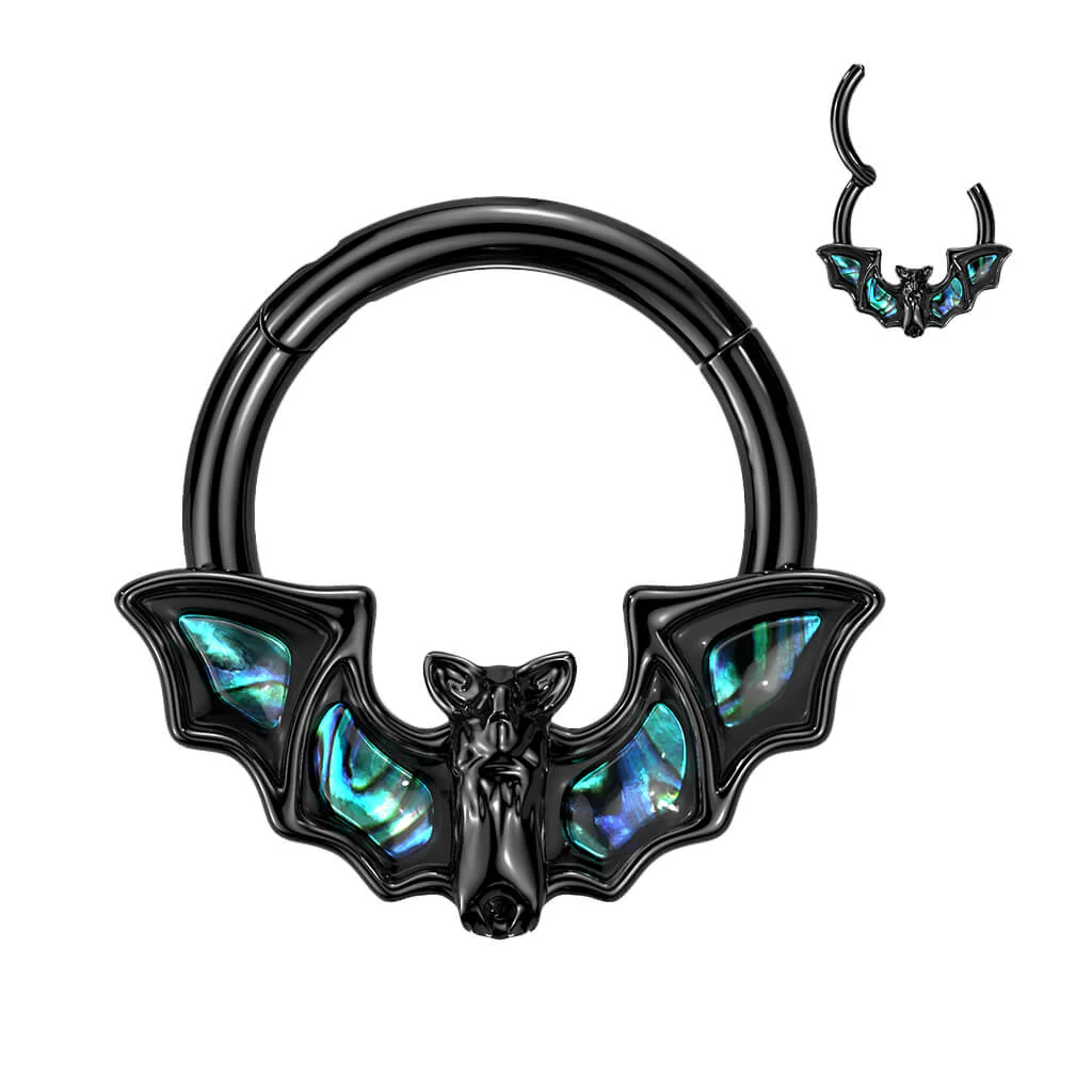 Ring Fledermaus Perlmutt Clicker - Image 2