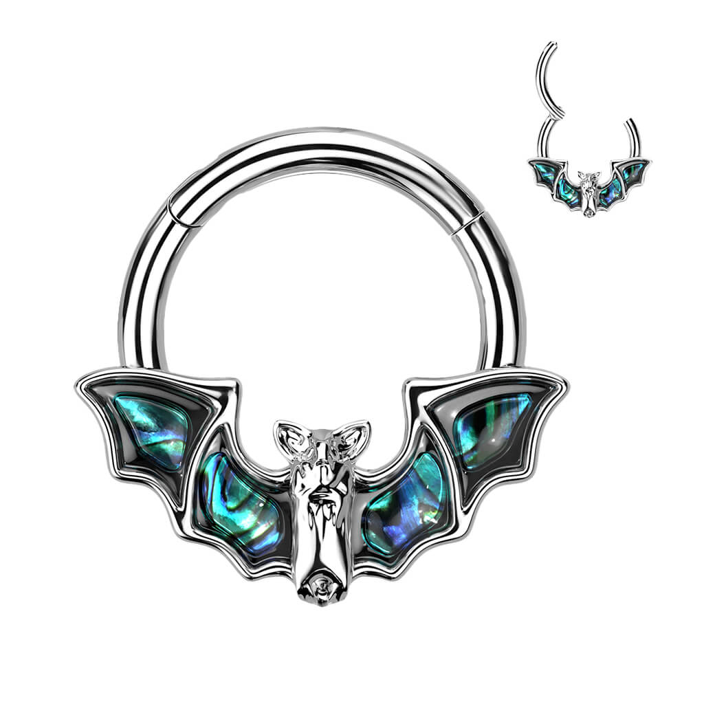 Ring Fledermaus Perlmutt Clicker - Image 3