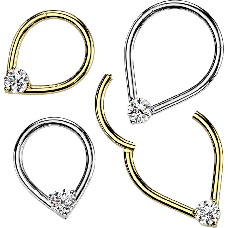 Ring Zirkonia Träne Clicker - Image 3