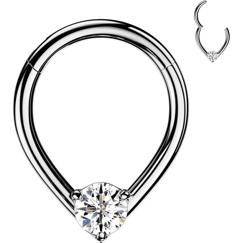 Ring Zirkonia Träne Clicker - Image 5