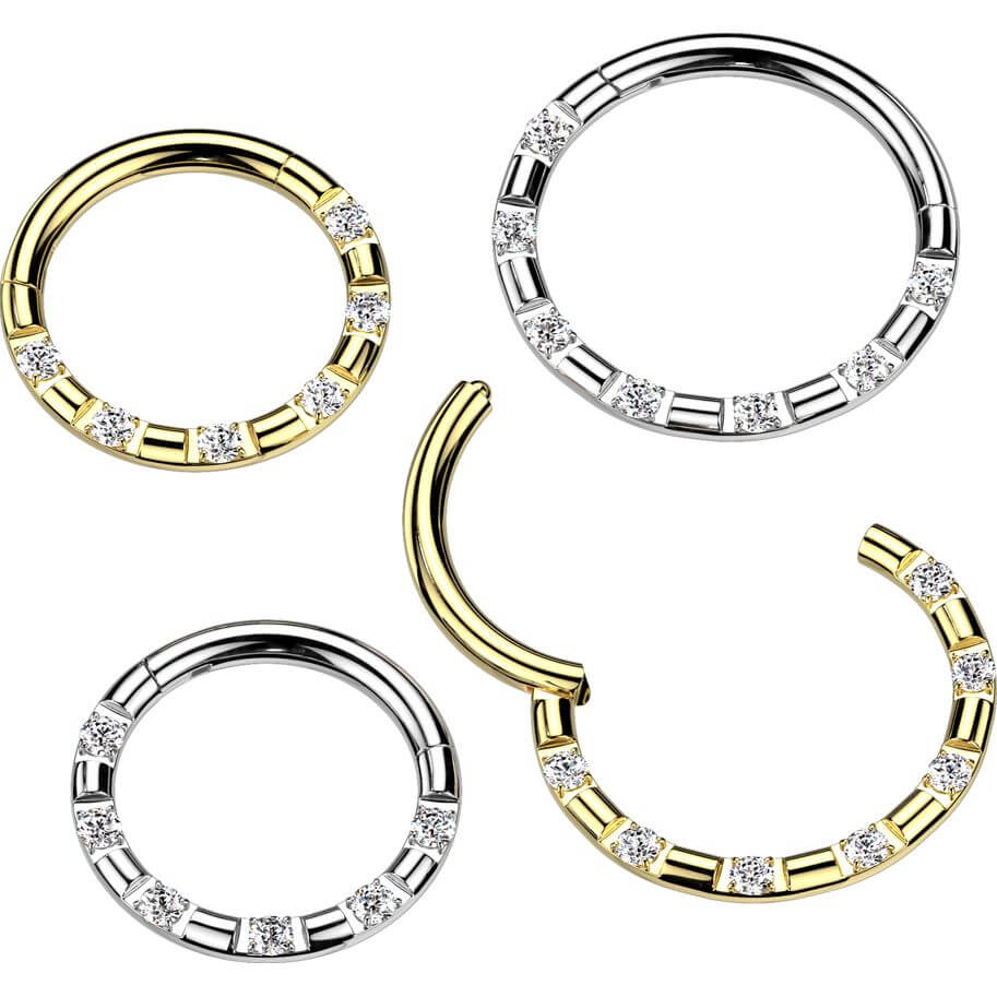 Ring 6 Zirkonias Clicker - Image 2