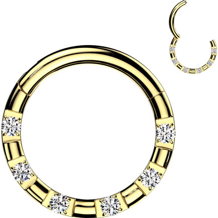 Ring 6 Zirkonias Clicker - Image 3
