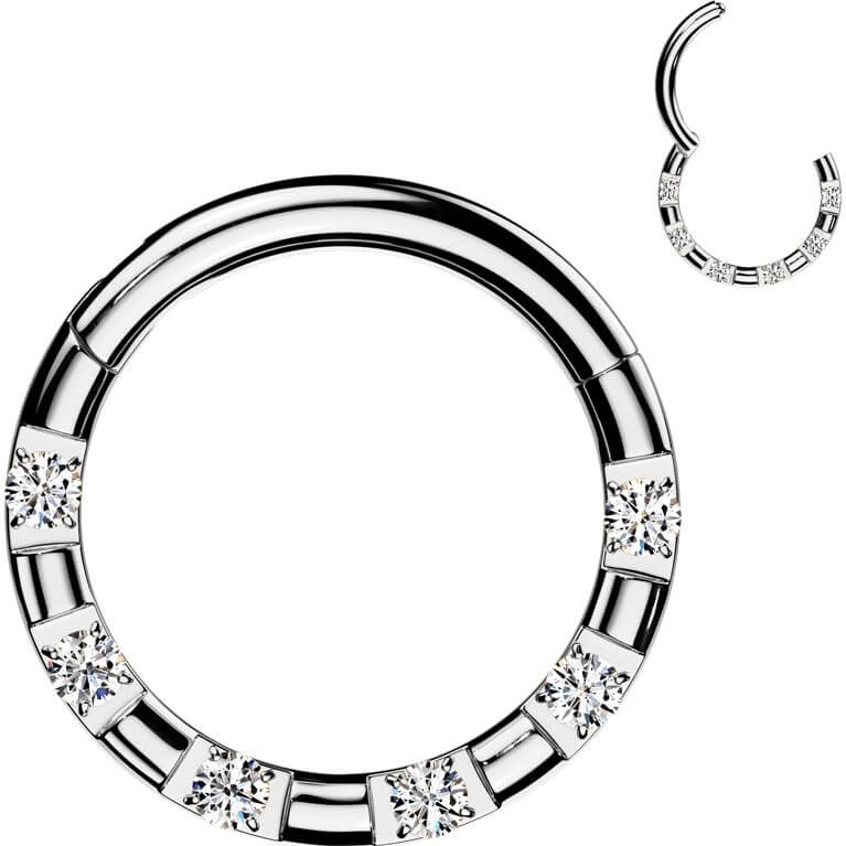 Ring 6 Zirkonias Clicker - Image 4