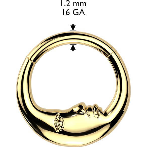 Ring Doppeltseite Mondgesicht Clicker - Image 5