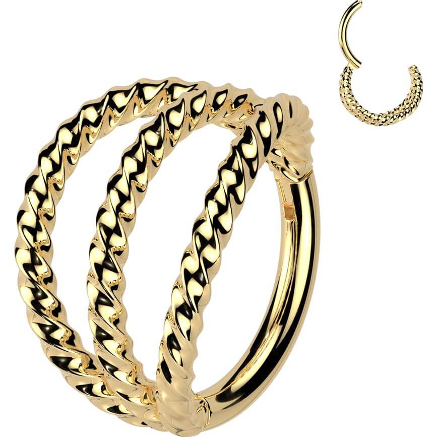 Ring dreifach geflochten Clicker - Image 3