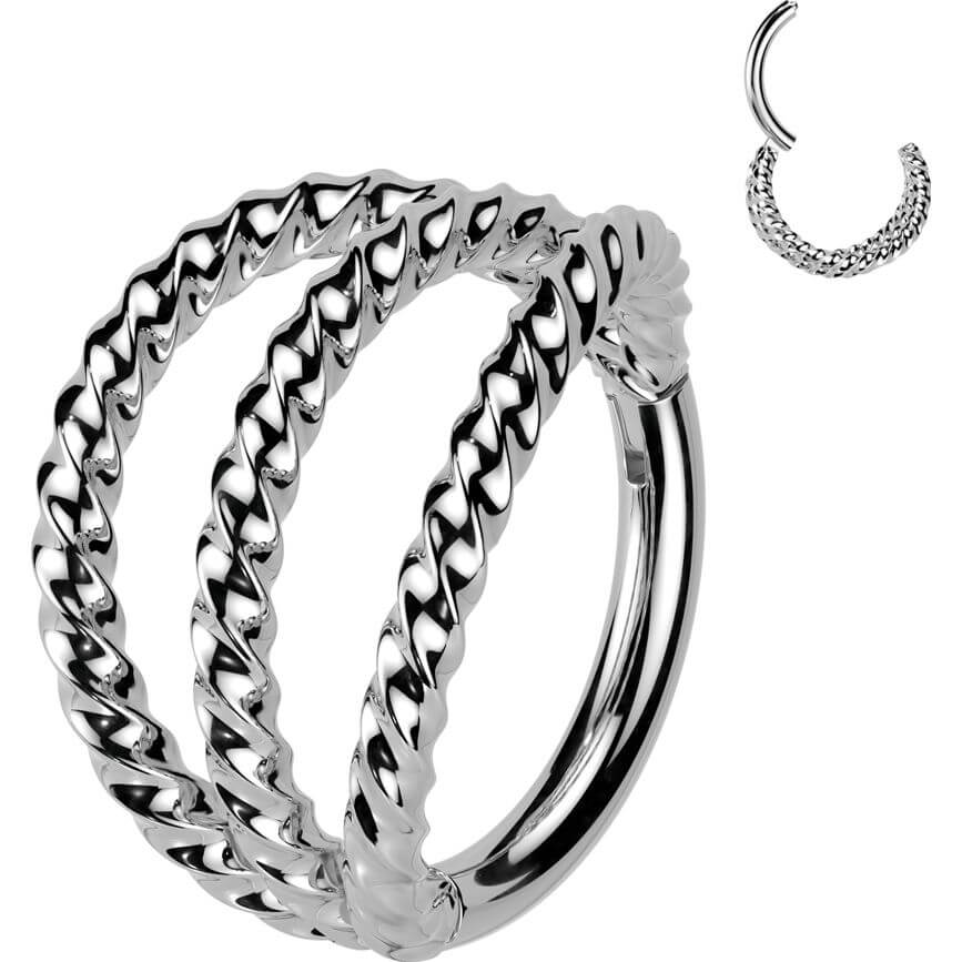 Ring dreifach geflochten Clicker - Image 4