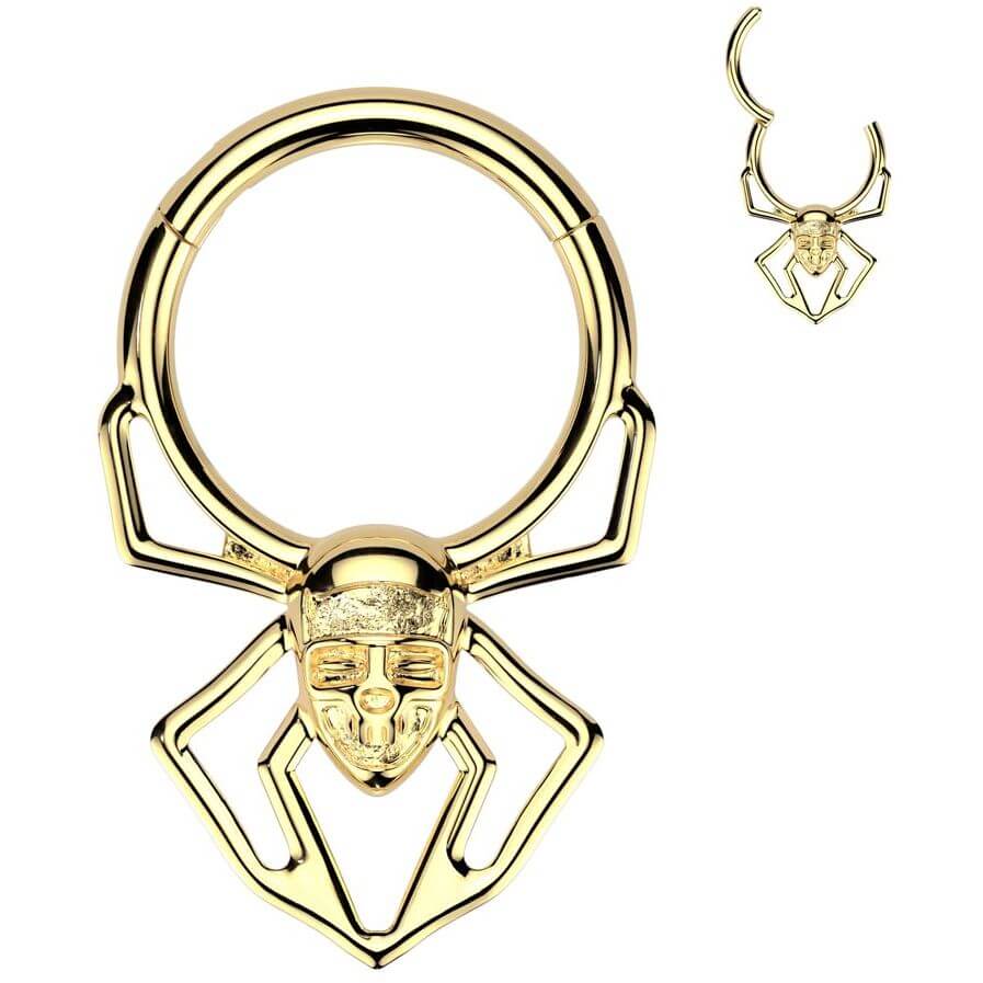 Ring Spinne Totenkopf Clicker - Image 4
