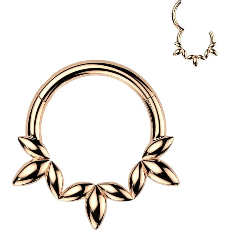 Ring Olivenblatt Clicker - Image 4